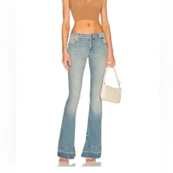 SER.O.YA Revolve Daphne Flare Jeans in Palermo Mid Rise Size 28 - Picture 11 of 11